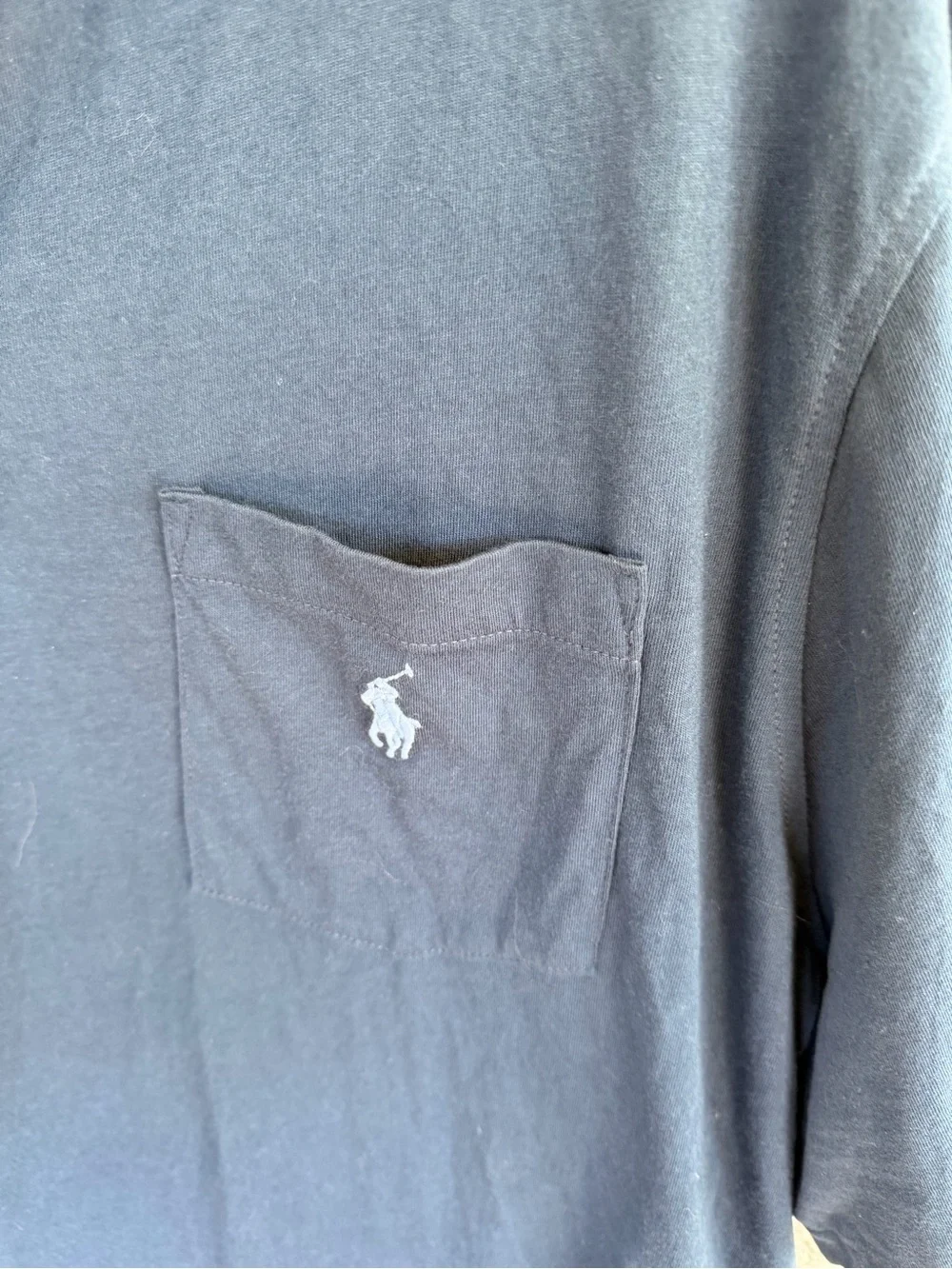 Ralph Lauren Navy blue Short-Sleeve Pocket Polo Shirt size XL